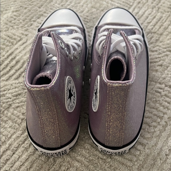 Women/GS Converse CTAS High Top Altitude Lilac Sneakers - Picture 3 of 6